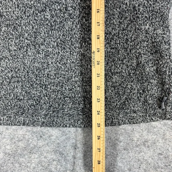 Woolrich Charcoal Gray Half Zip Knit Sweater Outdoor Casual Gorp Core Hiking L - Picture 9 of 14